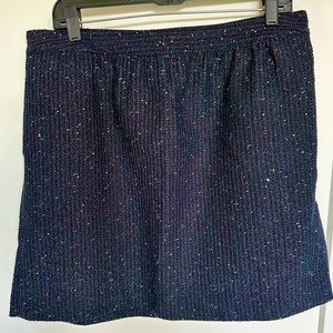 LOFT Sparkle Tweed Skirt